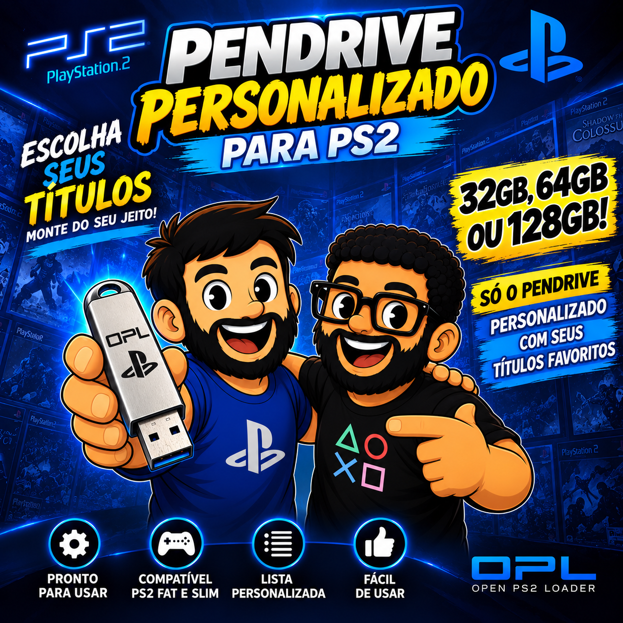 Pendrive LP compatível